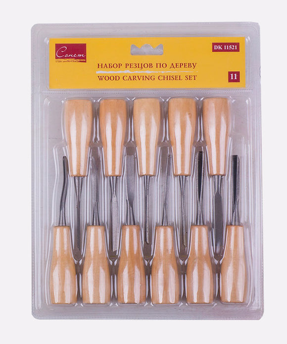 Wood Carving Chisel, 11 Pcs Set