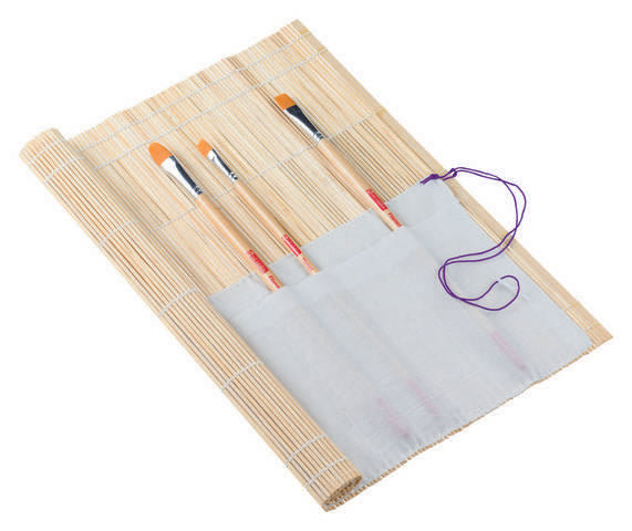 Bamboo Mat For Brushes 33X33 Cm