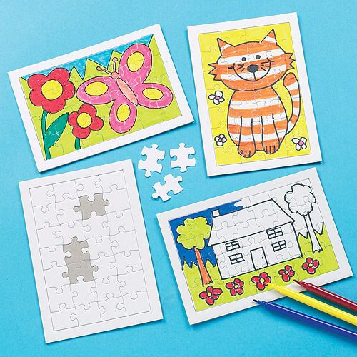 Jigsaw Puzzle Blanks (Pack Of 6)