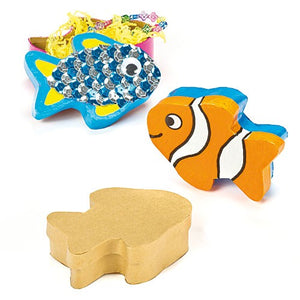 Fish Craft Boxes (Pack Of 4)