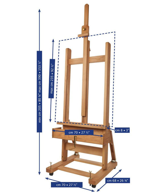 Mabef M/04 Studio Easel With Crank