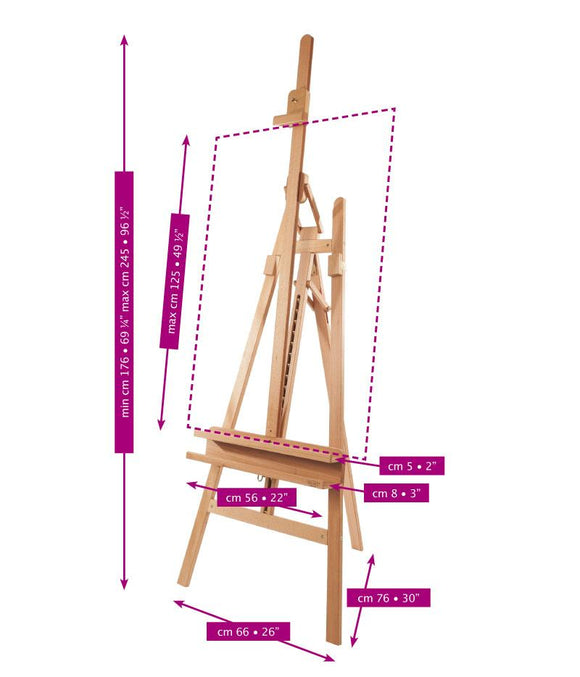 Mabef M/11 Inclinable Lyre Easel
