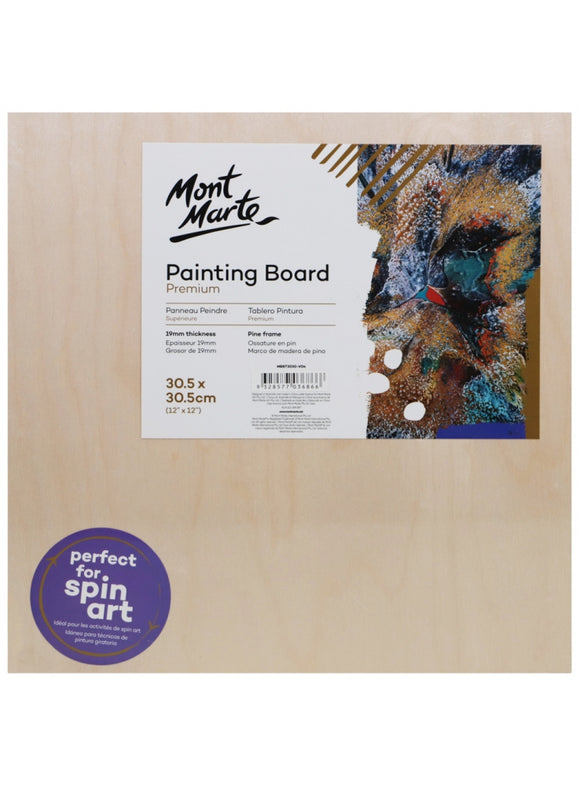 Mont Marte Premium Painting Board 30.5X30.5Cm (12X12In)