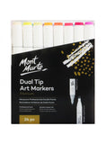 Mont Marte Premium Dual Tip Art Markers 24Pc