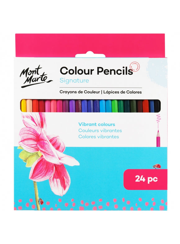 Mont Marte Signature Colour Pencils 24Pc