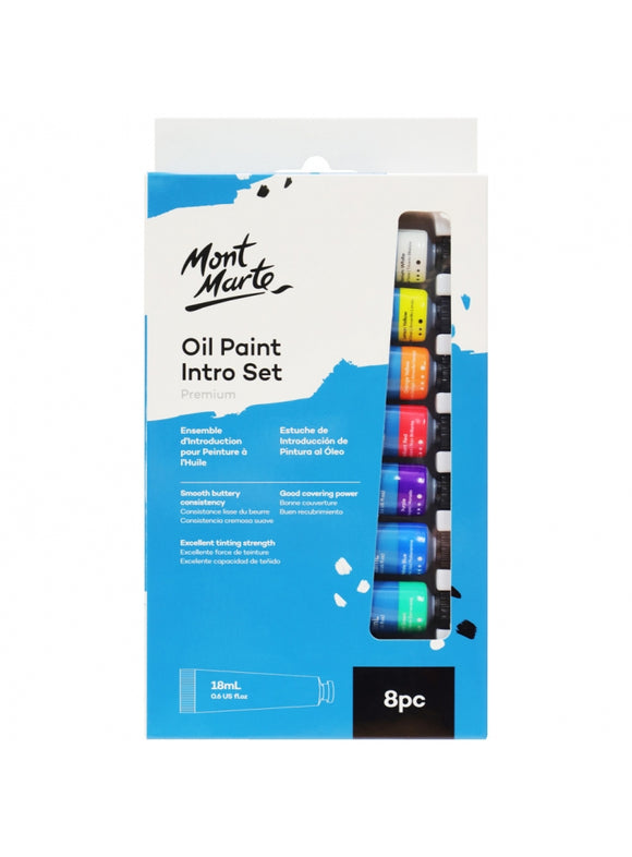 Mont Marte Oil Paint Intro Set 8Pce X 18Ml