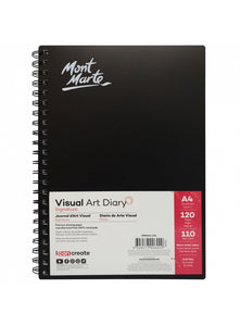 Mont Marte Signature Visual Art Diary 110Gsm A4 120 Page