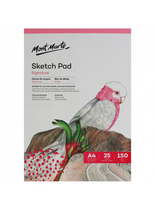 Mont Marte Signature Sketch Pad 150Gsm 25 Sheet A4 210 X 297Mm (8.3 X 11.7In)