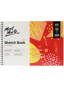 Mont Marte Discovery Sketch Book A3 (11.7 X 16.5In) 30 Sheets 150Gsm