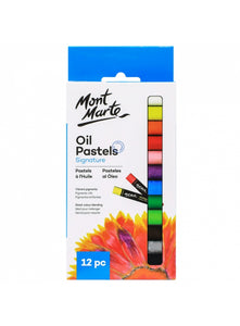 Mont Marte Oil Pastels 12Pc