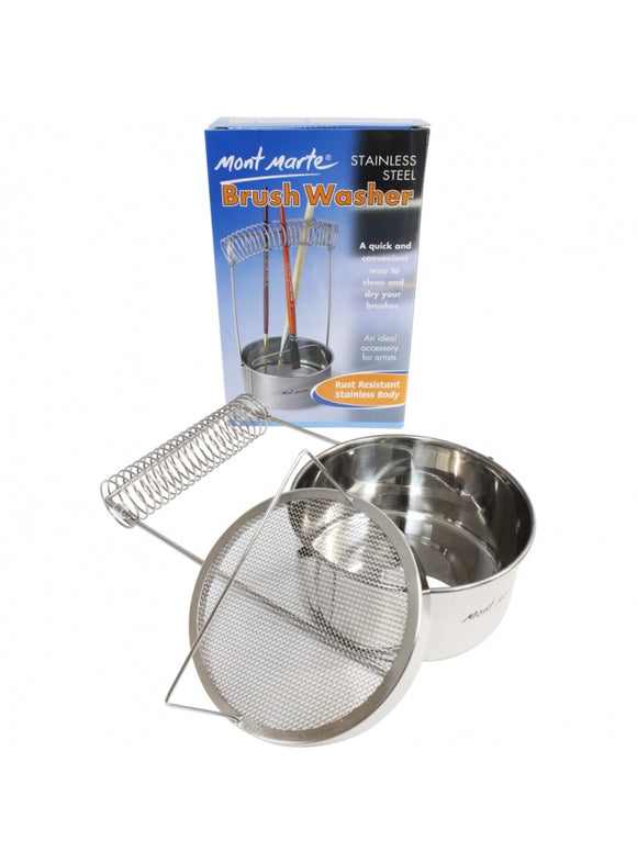 Mont Marte Brush Washer Stainless Steel