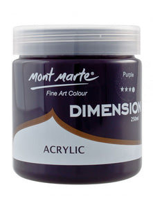 Mont Marte Dimension Acrylic 250Ml - Purple