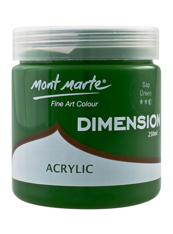 Mont Marte Dimension Acrylic 250Ml - Sap Green