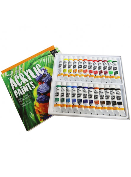 Acrylic Paint Set for Kids with Brushes and Palette (12 Colors, 18 Pieces)