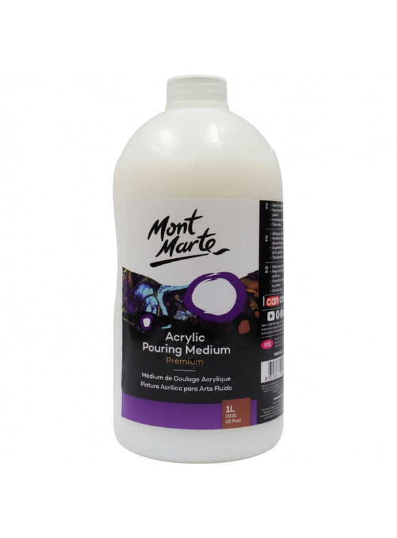 Mont Marte Premium Acrylic Pouring Medium 1Litre